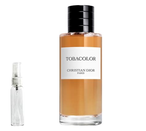 tobacco dior|tobacolor dior sample.